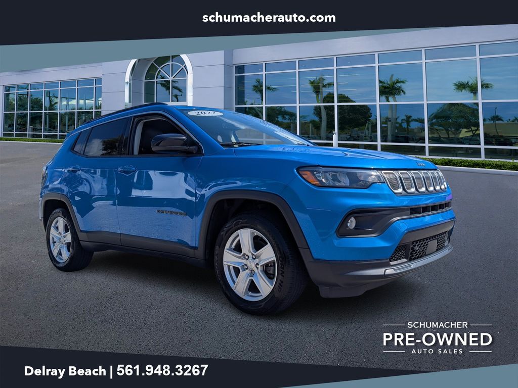 used 2022 Jeep Compass car, priced at $16,500