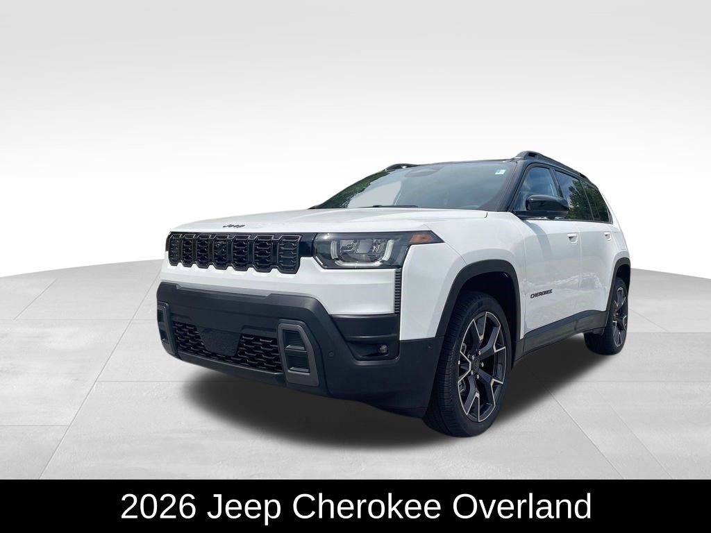 Bright White Clearcoat 2026 Jeep Cherokee SUV / Crossover Four-Wheel Drive Continuously Variable Transmission