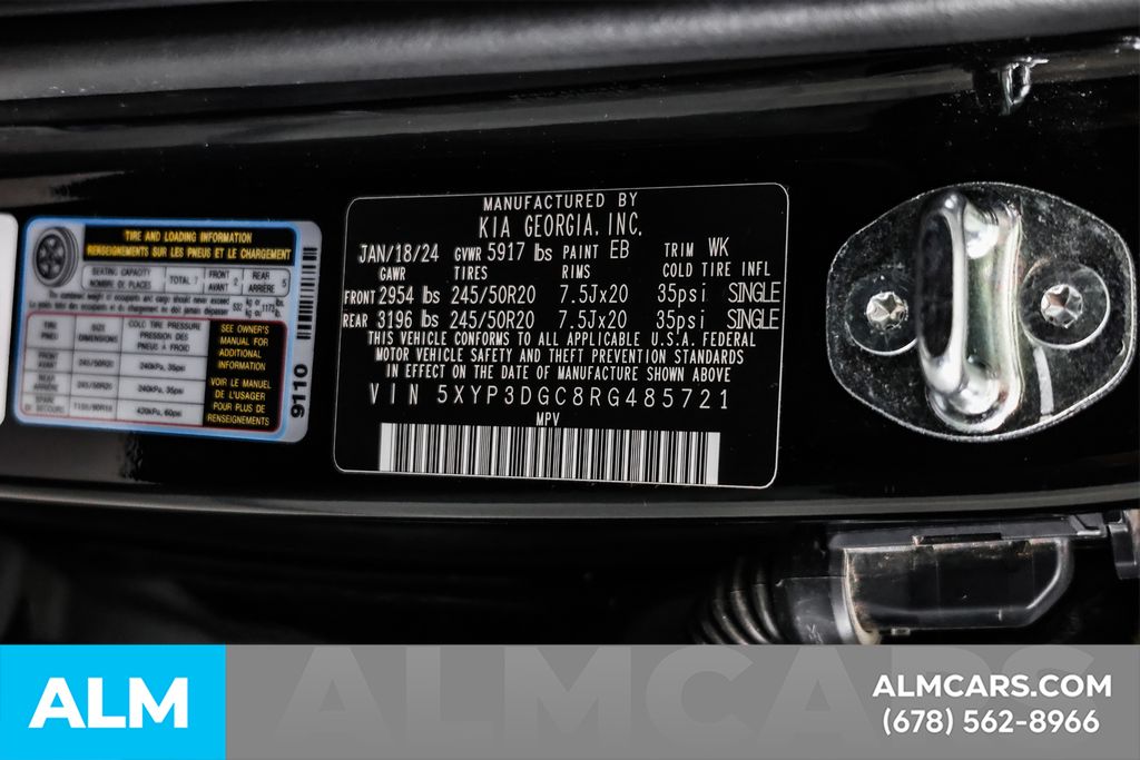 Used 2024 Black Kia EX image 63
