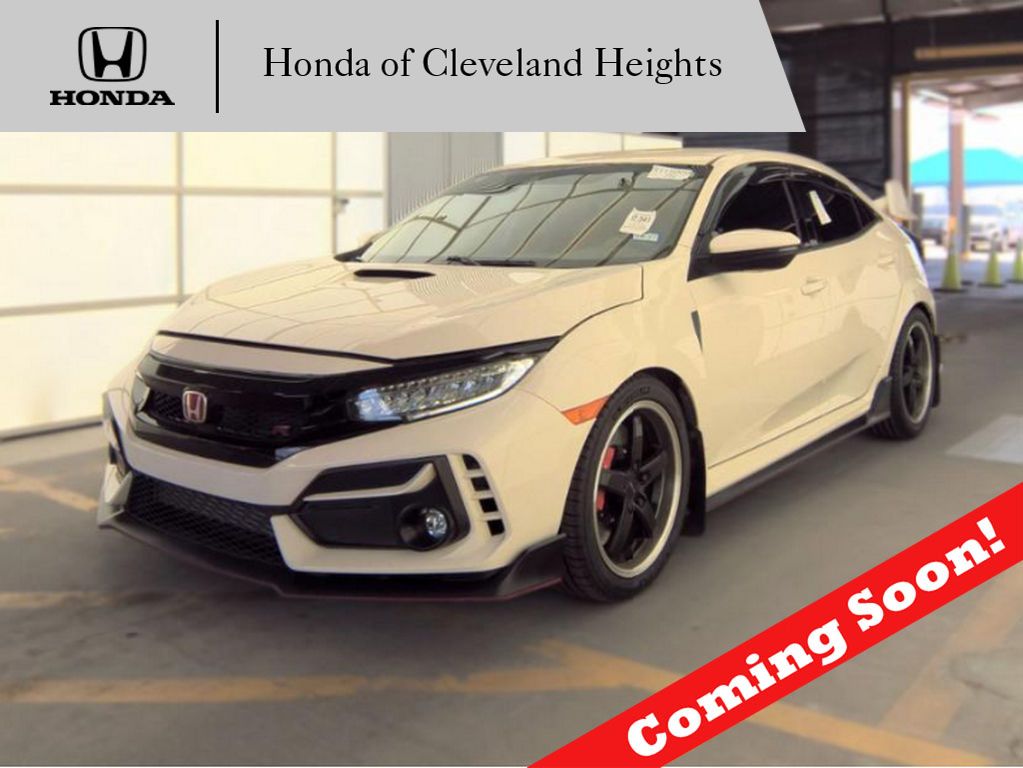 White 2021 Honda Civic Type R Hatchback Front-Wheel Drive 6-Speed Manual
