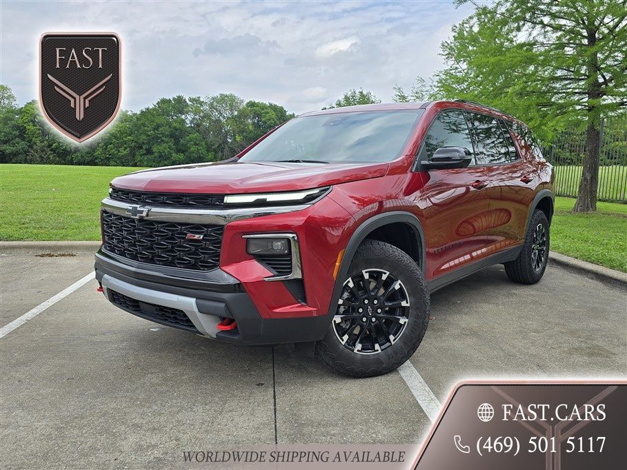 Radiant Red 2025 Chevrolet Traverse Z71 AWD SUV / Crossover Four-Wheel Drive 8-Speed Automatic