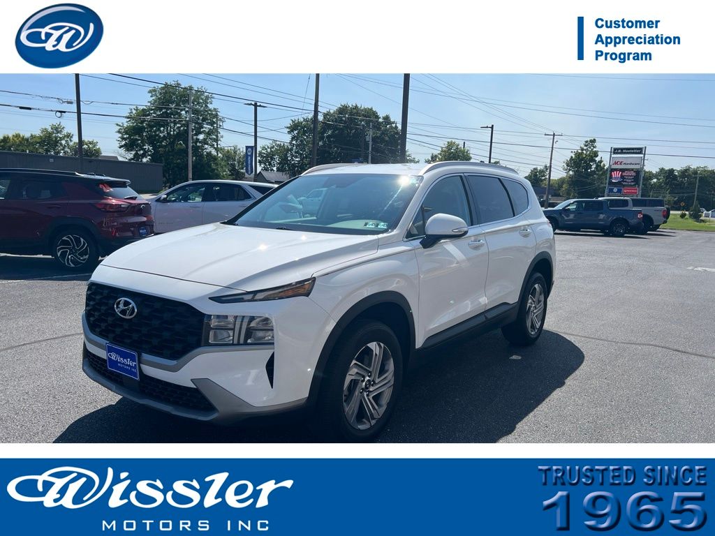 Serenity White Pearl 2023 Hyundai Santa Fe SUV / Crossover All-Wheel Drive 8-Speed Automatic