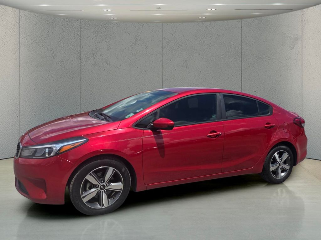 Currant Red 2018 Kia Forte Sedan Front-Wheel Drive 6-Speed Automatic