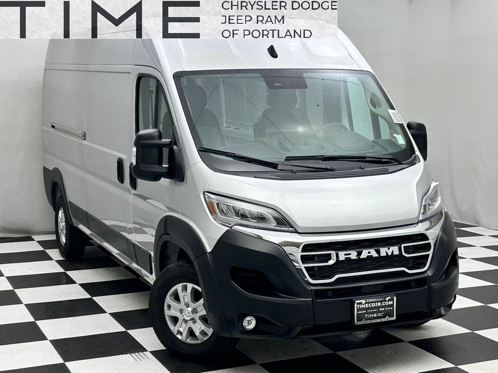 Bright Silver Clearcoat Metallic 2026 RAM ProMaster Van  9-Speed Automatic