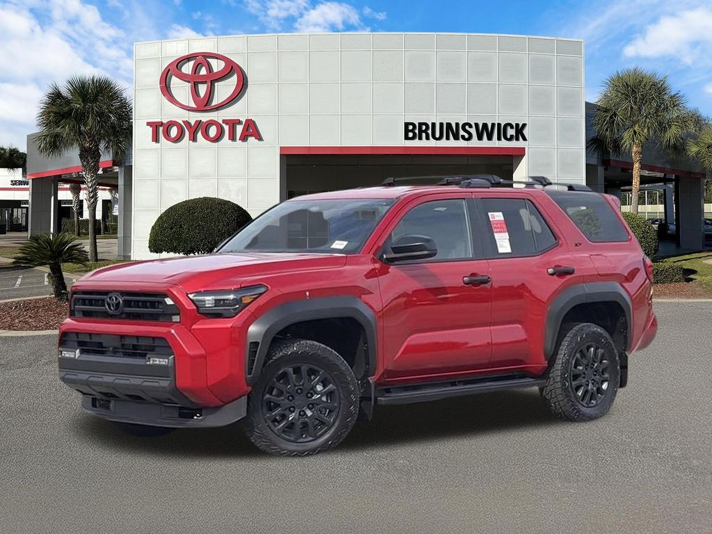 Red 2026 Toyota 4Runner SUV / Crossover Four-Wheel Drive 8-Speed Automatic