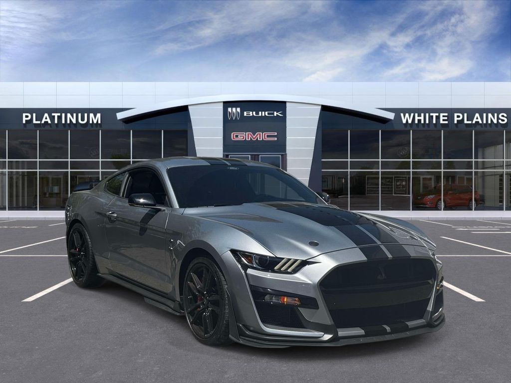 Silver Metallic 2021 Ford Mustang Shelby GT500 Coupe Rear-Wheel Drive 7-Speed Automatic
