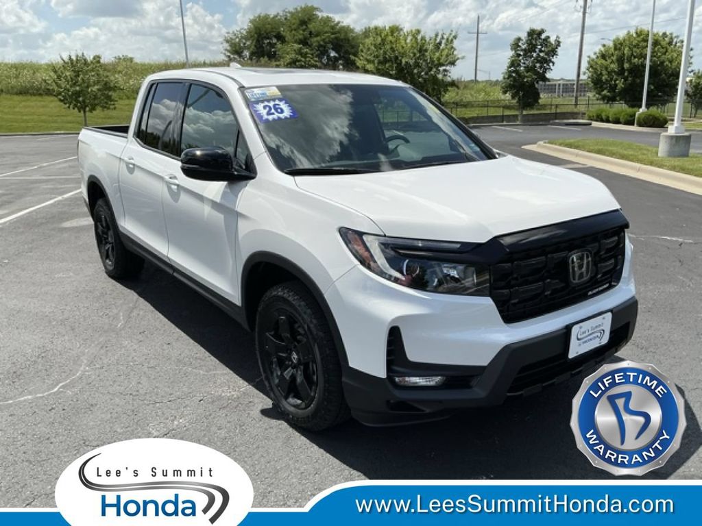 Platinum White Pearl 2026 Honda Ridgeline Pickup Truck All-Wheel Drive 9-Speed Automatic