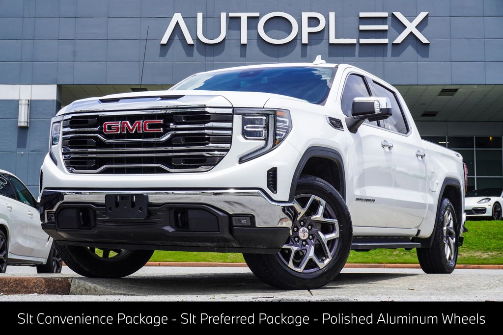 Summit White 2022 GMC Sierra 1500 Pickup Truck Four-Wheel Drive Automatic