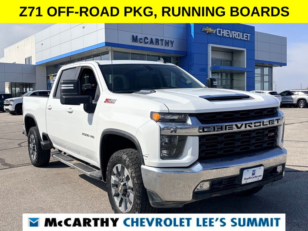 Summit White 2022 Chevrolet Silverado 2500HD LT Crew Cab 4WD Pickup Truck Four-Wheel Drive Automatic