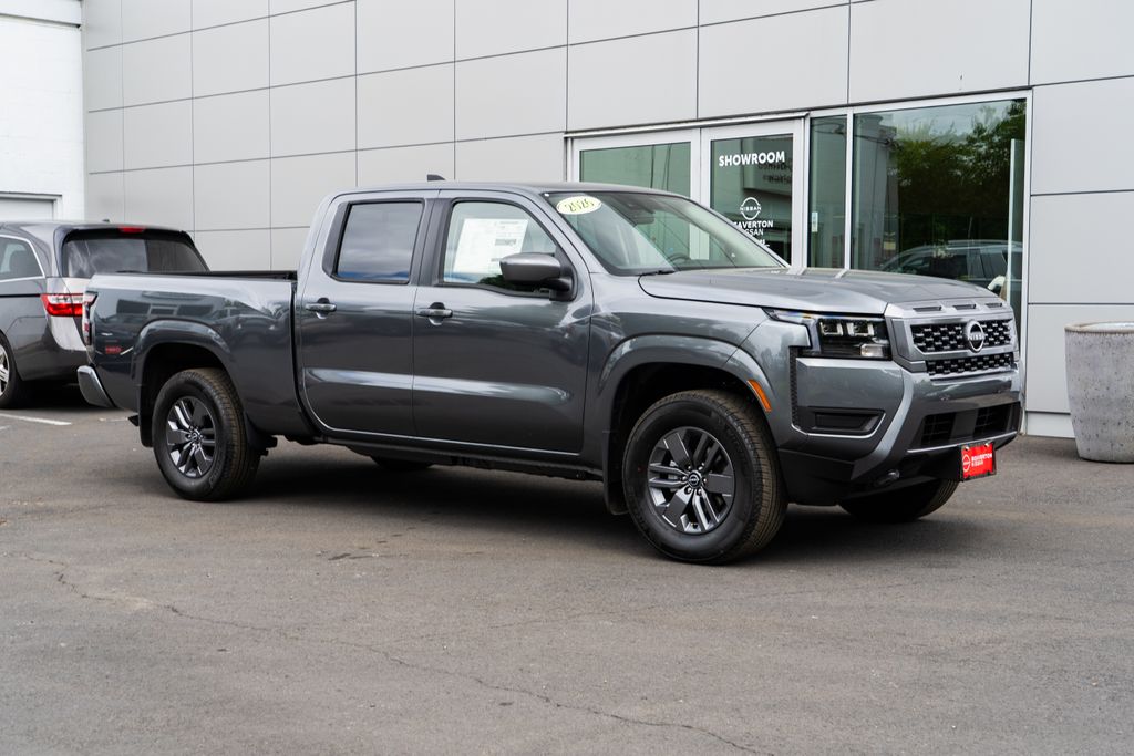 Gray (Gun Metallic) 2026 Nissan Frontier Pickup Truck Four-Wheel Drive 9-Speed Automatic Overdrive