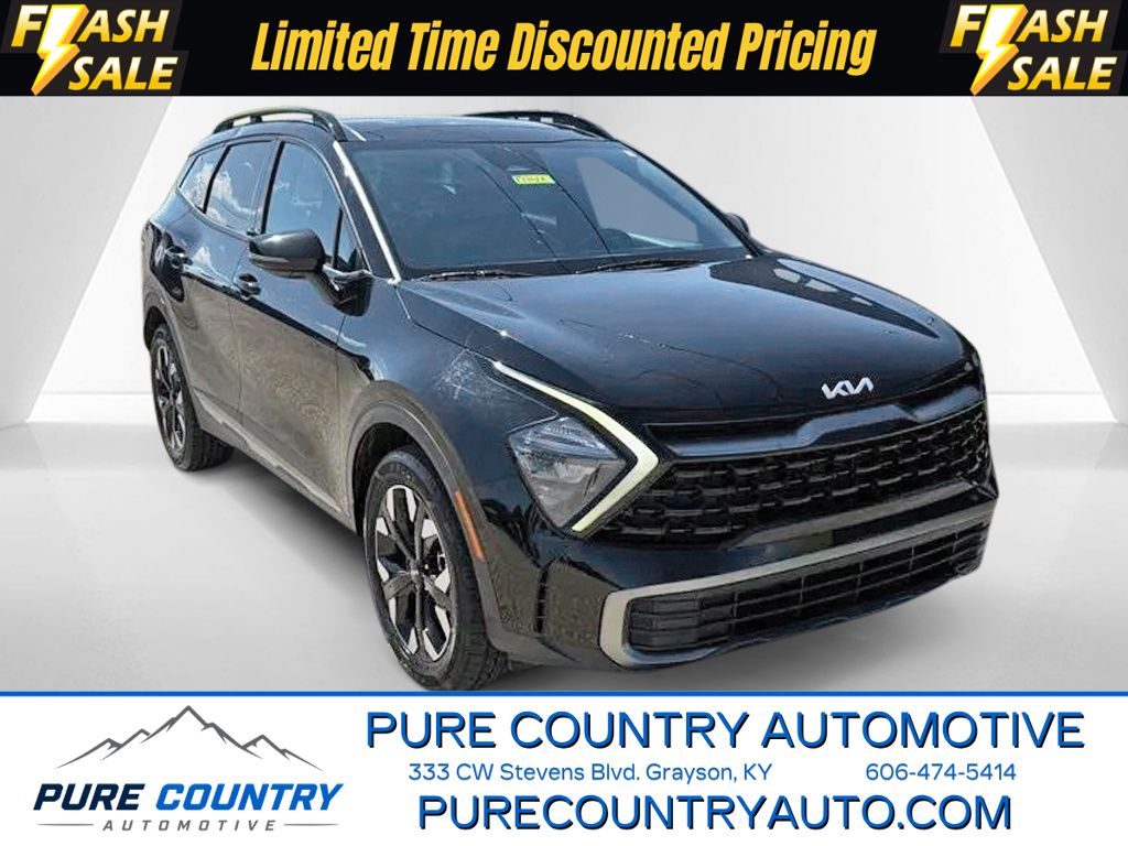 Ebony Black 2023 Kia Sportage SUV / Crossover All-Wheel Drive 8-Speed Automatic