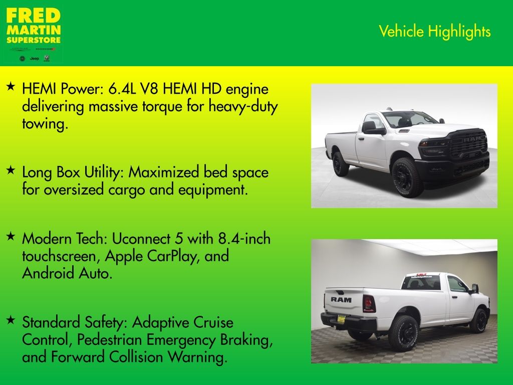 new 2026 Ram 2500 car, priced at $42,412