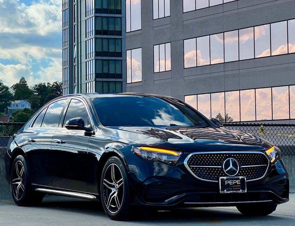 Black 2026 Mercedes-Benz E-Class Sedan All-Wheel Drive 9-Speed Automatic
