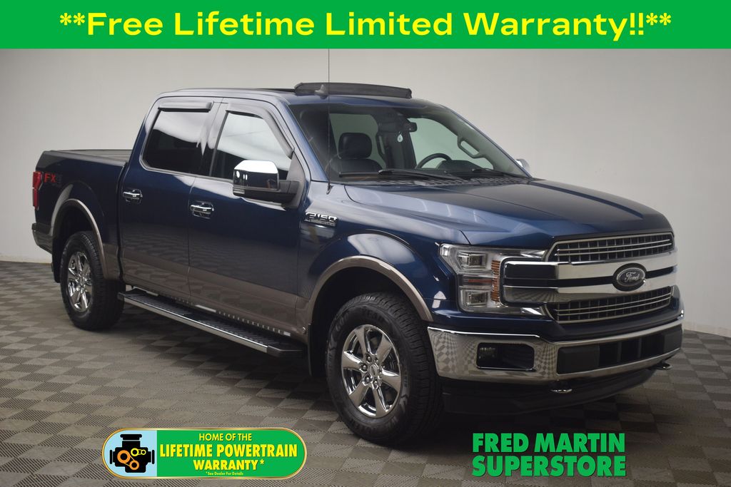 Velocity Blue Metallic 2019 Ford F-150 Pickup Truck Four-Wheel Drive Automatic