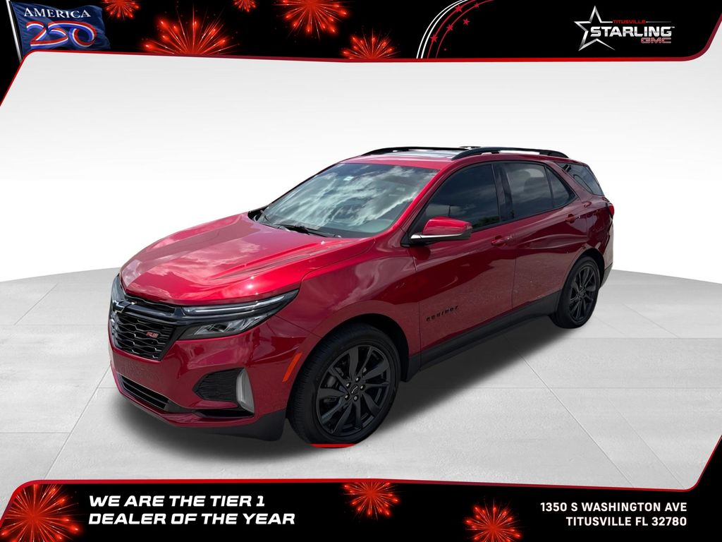 Radiant Red Tintcoat 2024 Chevrolet Equinox SUV / Crossover Front-Wheel Drive 6-Speed Automatic Overdrive