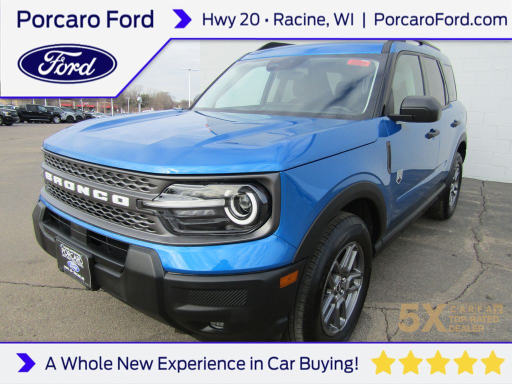 Velocity Blue Metallic 2025 Ford Bronco Sport Big Bend AWD SUV / Crossover All-Wheel Drive 8-Speed Automatic