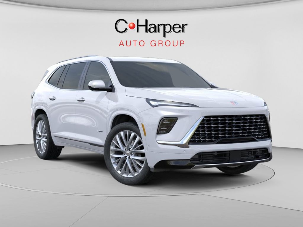 Iridescent White Tricoat 2026 Buick Enclave SUV / Crossover Four-Wheel Drive 8-Speed Automatic