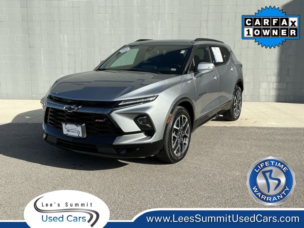 Sterling Gray Metallic 2025 Chevrolet Blazer RS AWD SUV / Crossover All-Wheel Drive 9-Speed Automatic Overdrive