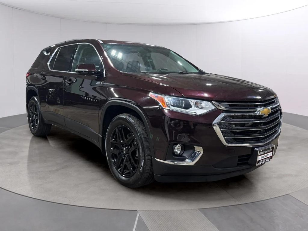 Certified Used 2020 Black Cherry Metallic Chevrolet LT image 2