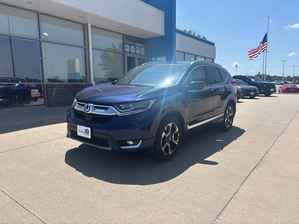 Blue 2017 Honda CR-V SUV / Crossover Front-Wheel Drive Continuously Variable Transmission