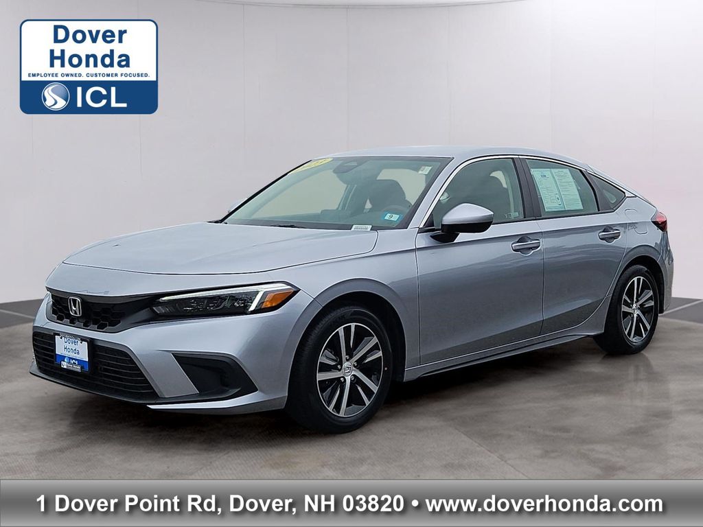 Lunar Silver Metallic 2023 Honda Civic Hatchback Hatchback Front-Wheel Drive Continuously Variable Transmission