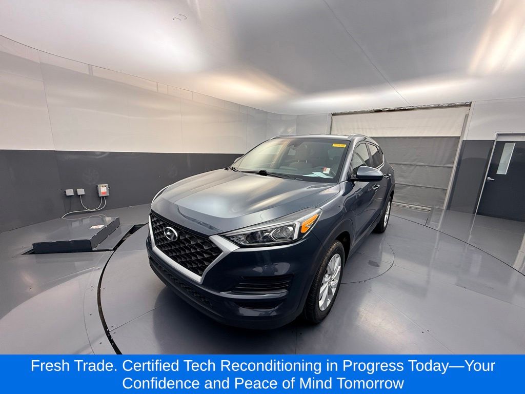 Blue 2020 Hyundai Tucson Value FWD SUV / Crossover Front-Wheel Drive 6-Speed Automatic