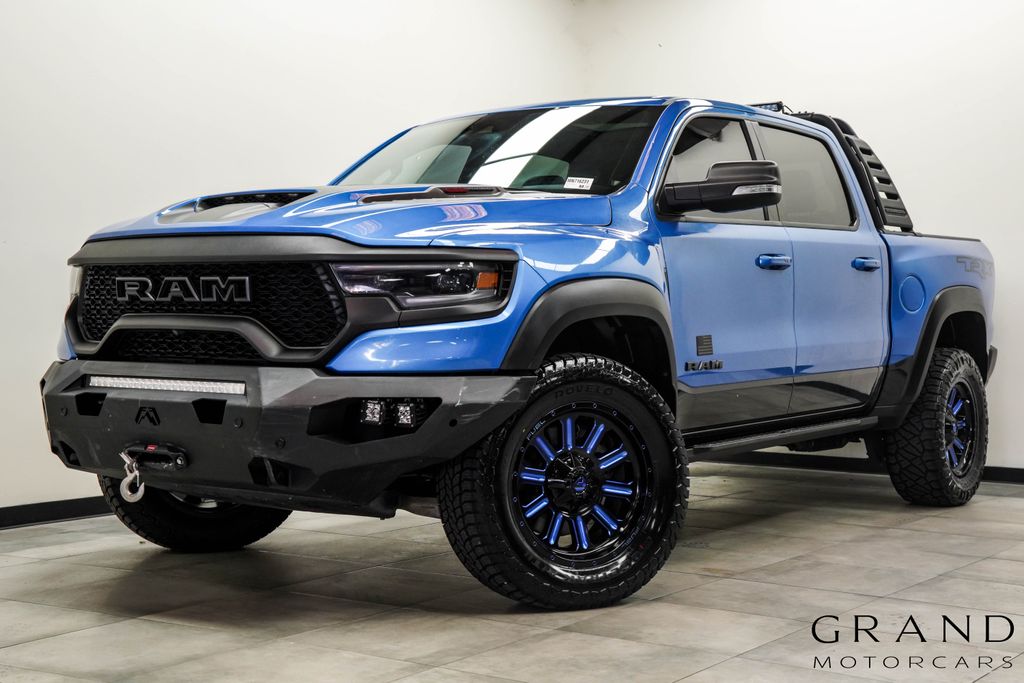 Hydro Blue Pearlcoat 2021 RAM 1500 Pickup Truck All-Wheel Drive 8-Speed Automatic