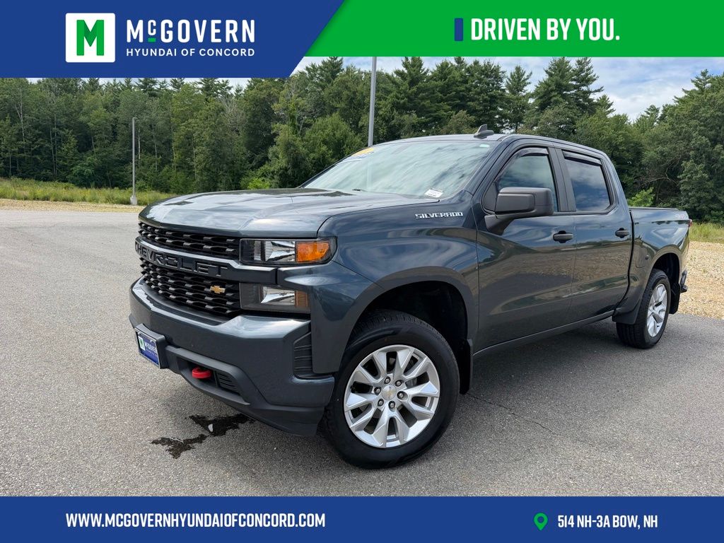 Shadow Gray Metallic 2021 Chevrolet Silverado 1500 Pickup Truck Four-Wheel Drive 8-Speed Automatic