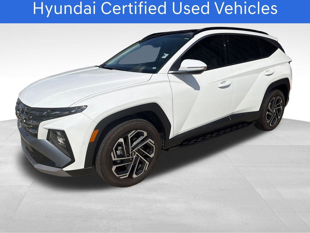 Serenity White Pearl 2025 Hyundai Tucson SUV / Crossover All-Wheel Drive 8-Speed Automatic