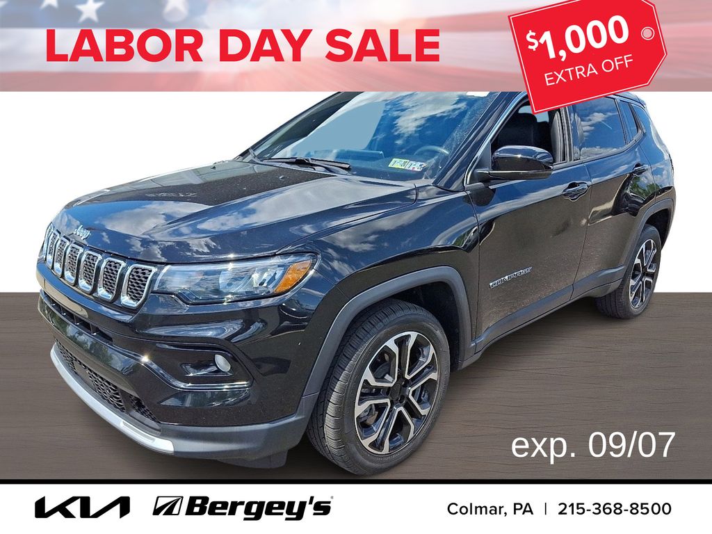 2023 Jeep Compass Negro (Diamond Black Crystal Pearlcoat) SUV/Crossover Todo terreno 8 velocidades Automática