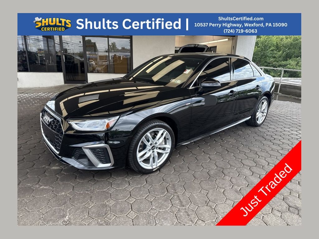 Mythos Black Metallic 2020 Audi A4 Sedan All-Wheel Drive 7-Speed Automatic