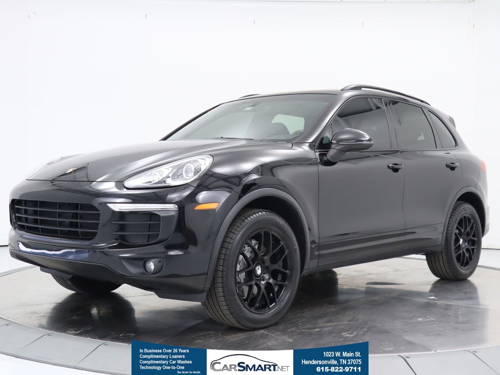 Black 2016 Porsche Cayenne AWD SUV / Crossover All-Wheel Drive 8-Speed Automatic