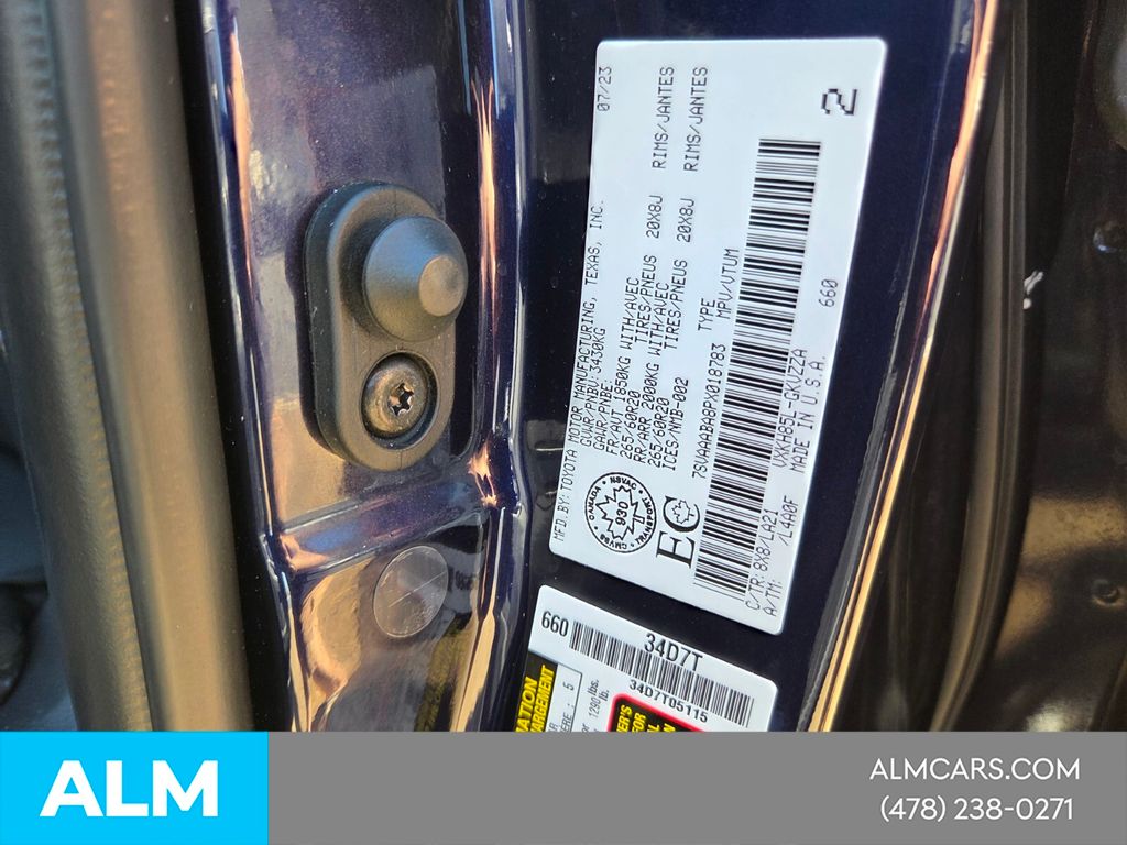 Used 2023 Blue Toyota Platinum image 23
