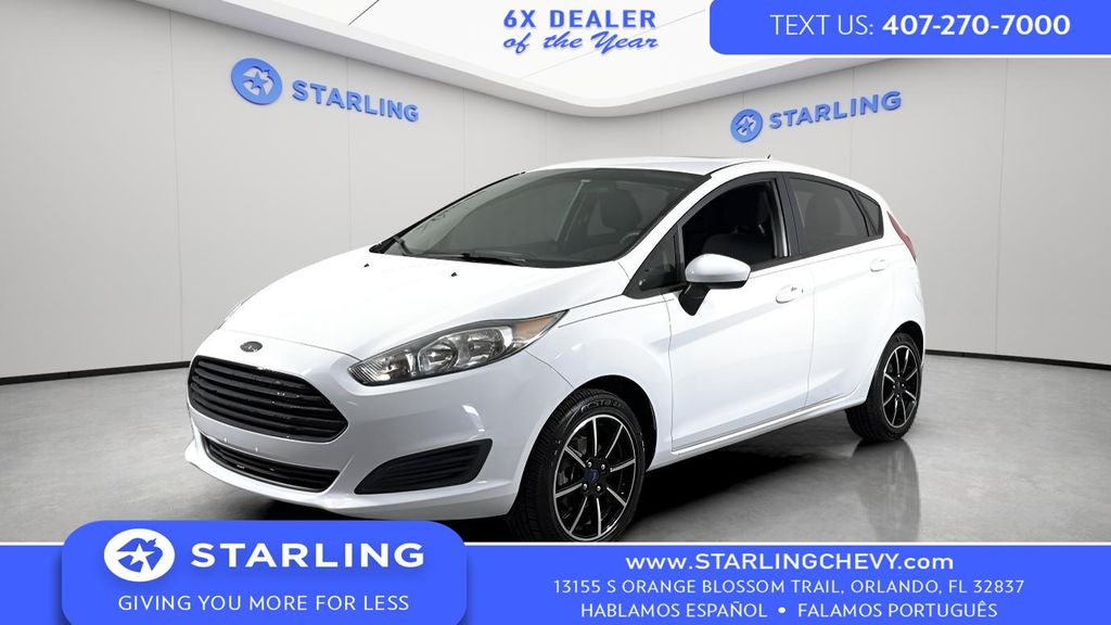 Oxford White 2019 Ford Fiesta Hatchback Front-Wheel Drive 6-Speed Automatic