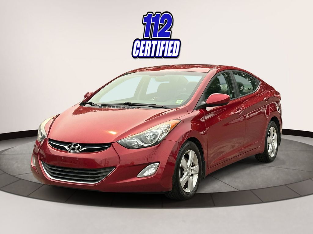 Venetian Red 2013 Hyundai Elantra Sedan Front-Wheel Drive 6-Speed Automatic Overdrive