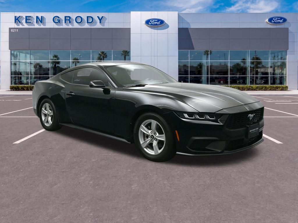 Shadow Black 2024 Ford Mustang Coupe Rear-Wheel Drive Automatic