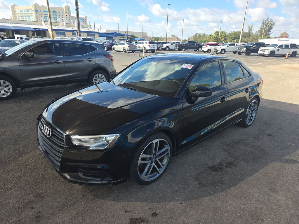 Brilliant Black 2019 Audi A3 Premium 40 TFSI Sedan FWD Sedan Front-Wheel Drive 7-Speed Automatic