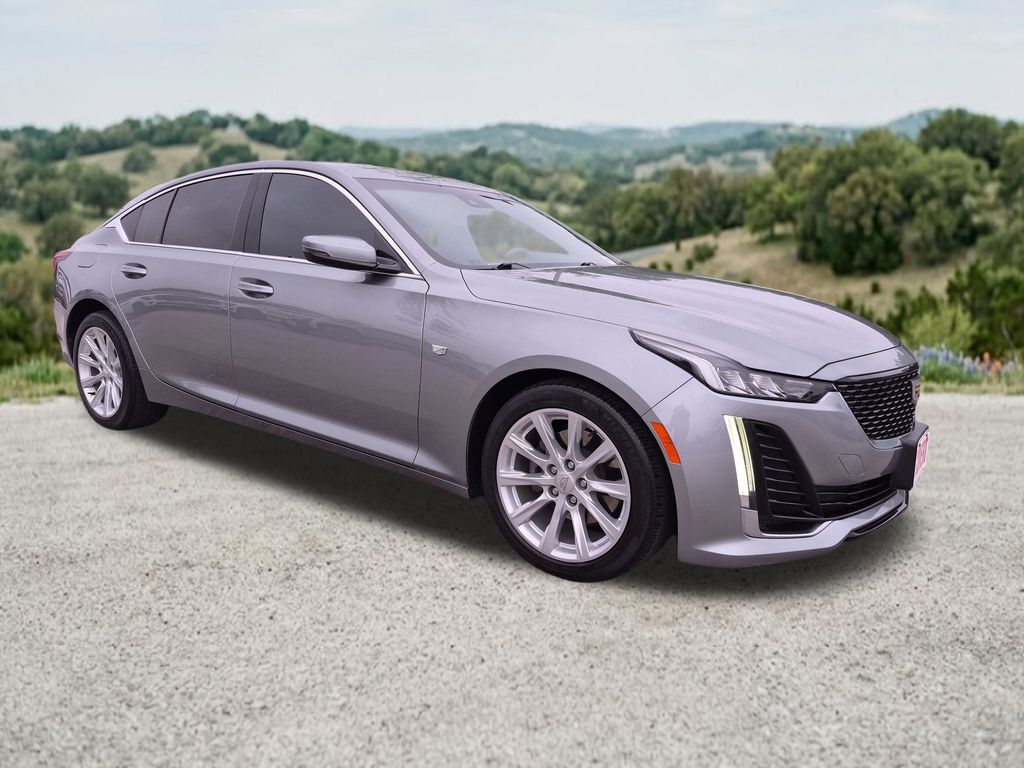 Argent Silver Metallic 2023 Cadillac CT5 Luxury RWD Sedan Rear-Wheel Drive Automatic