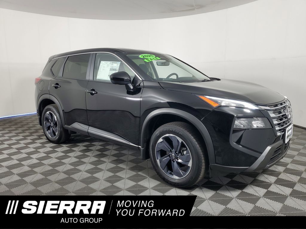 Super Black 2025 Nissan Rogue SUV / Crossover Front-Wheel Drive Continuously Variable Transmission