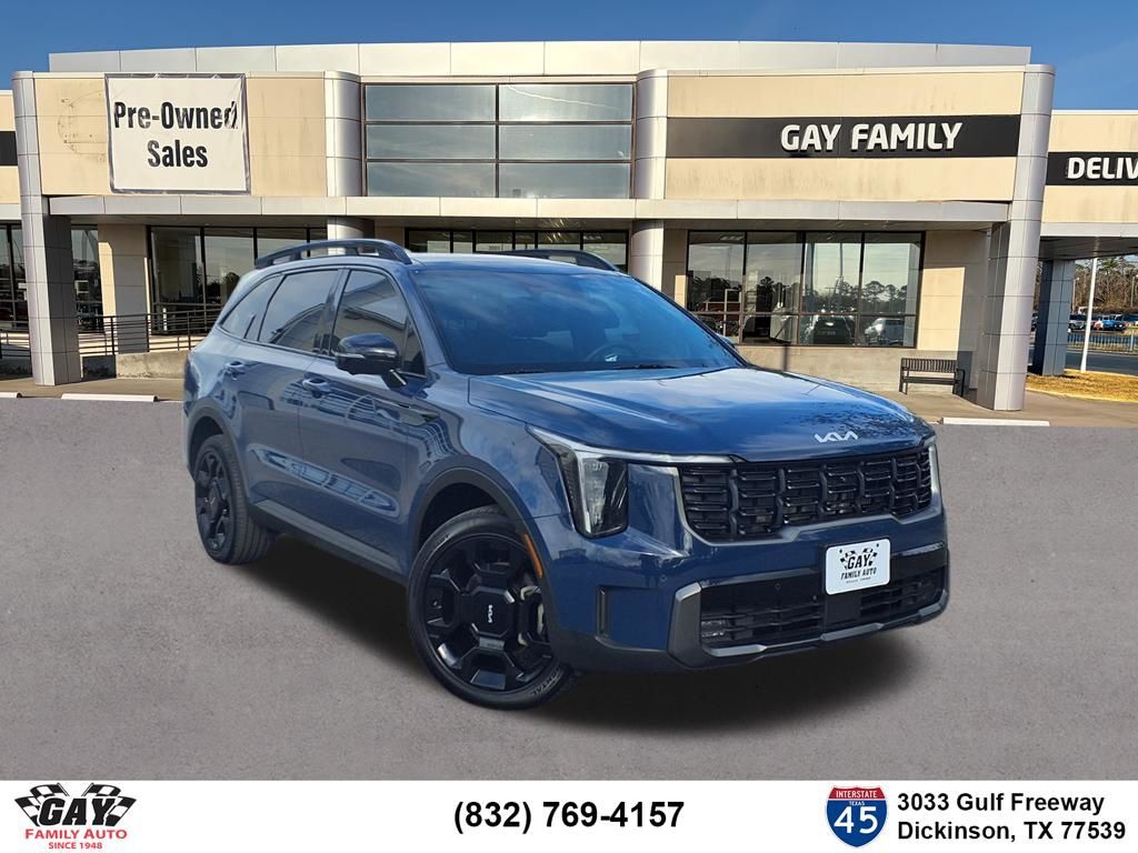 Midnight Lake Blue 2024 Kia Sorento X-Line SX Prestige AWD SUV / Crossover All-Wheel Drive 8-Speed Dual Clutch