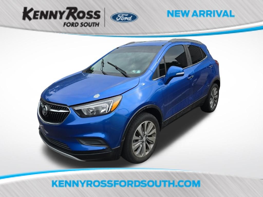 Brilliant Blue Metallic 2018 Buick Encore SUV / Crossover All-Wheel Drive 6-Speed Automatic Overdrive