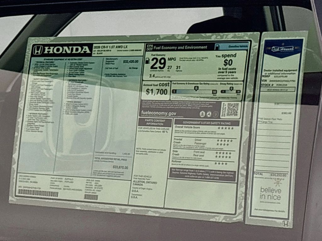 2026 Honda CR-V LX