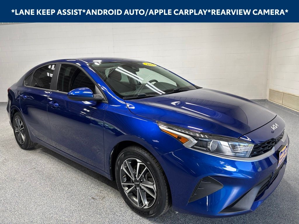 Deep Sea Blue 2023 Kia Forte Sedan Front-Wheel Drive Continuously Variable Transmission