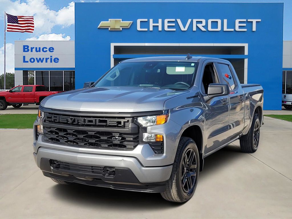 Sterling Gray Metallic 2023 Chevrolet Silverado 1500 Pickup Truck Four-Wheel Drive 8-Speed Automatic