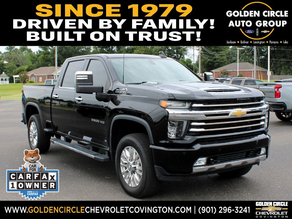 Black 2020 Chevrolet Silverado 2500HD Pickup Truck Four-Wheel Drive Automatic