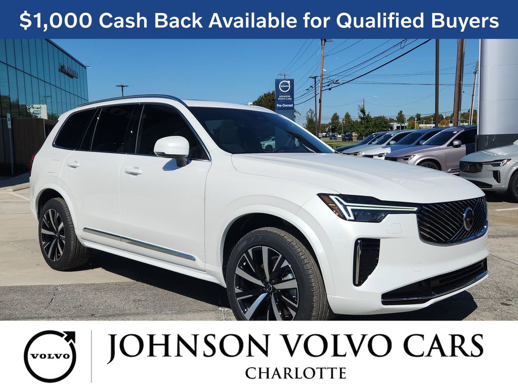 Crystal White Pearl 2026 Volvo XC90 B6 Core AWD SUV / Crossover All-Wheel Drive Automatic