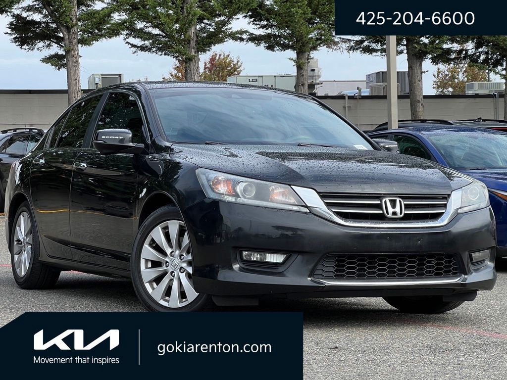 Crystal Black Pearl 2015 Honda Accord Sedan Front-Wheel Drive Continuously Variable Transmission