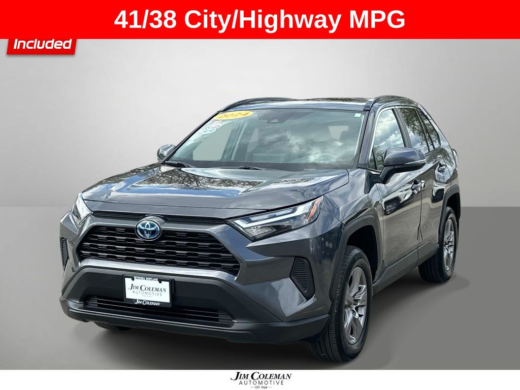 Magnetic Gray Metallic 2024 Toyota RAV4 Hybrid XLE AWD SUV / Crossover All-Wheel Drive Continuously Variable Transmission