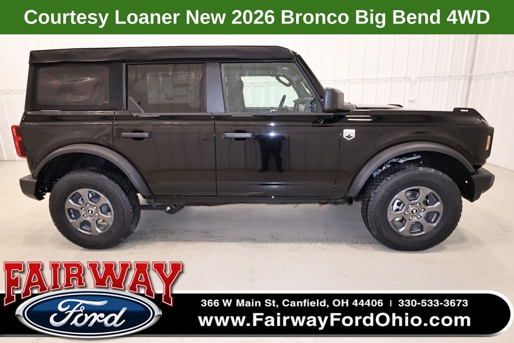 Shadow Black 2026 Ford Bronco SUV / Crossover Four-Wheel Drive Automatic