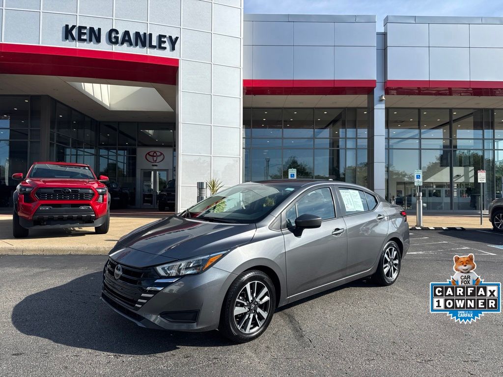 Gray (Gun Metallic) 2025 Nissan Versa Sedan Front-Wheel Drive Continuously Variable Transmission